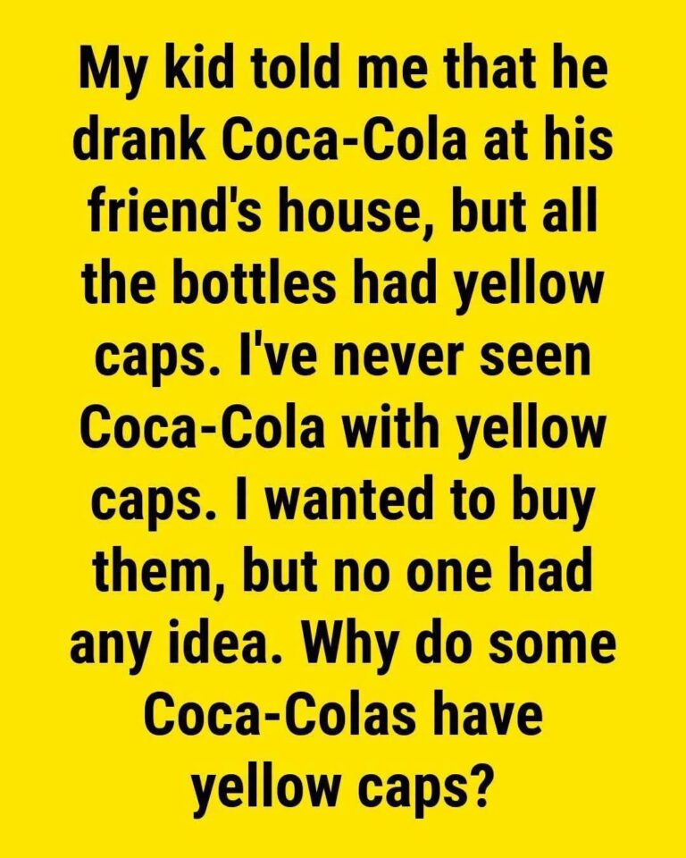 The Secret Behind Coca-Cola’s Yellow Bottle Caps: What They Really Mean