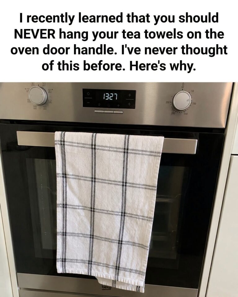 The Hidden Kitchen Hazard: Why You Should Think Twice Before Hanging a Tea Towel on Your Oven Door