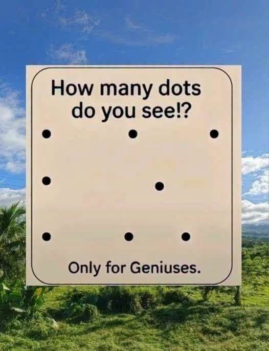 How Many Dots Can You See? The Simple Puzzle That Makes People Look Twice