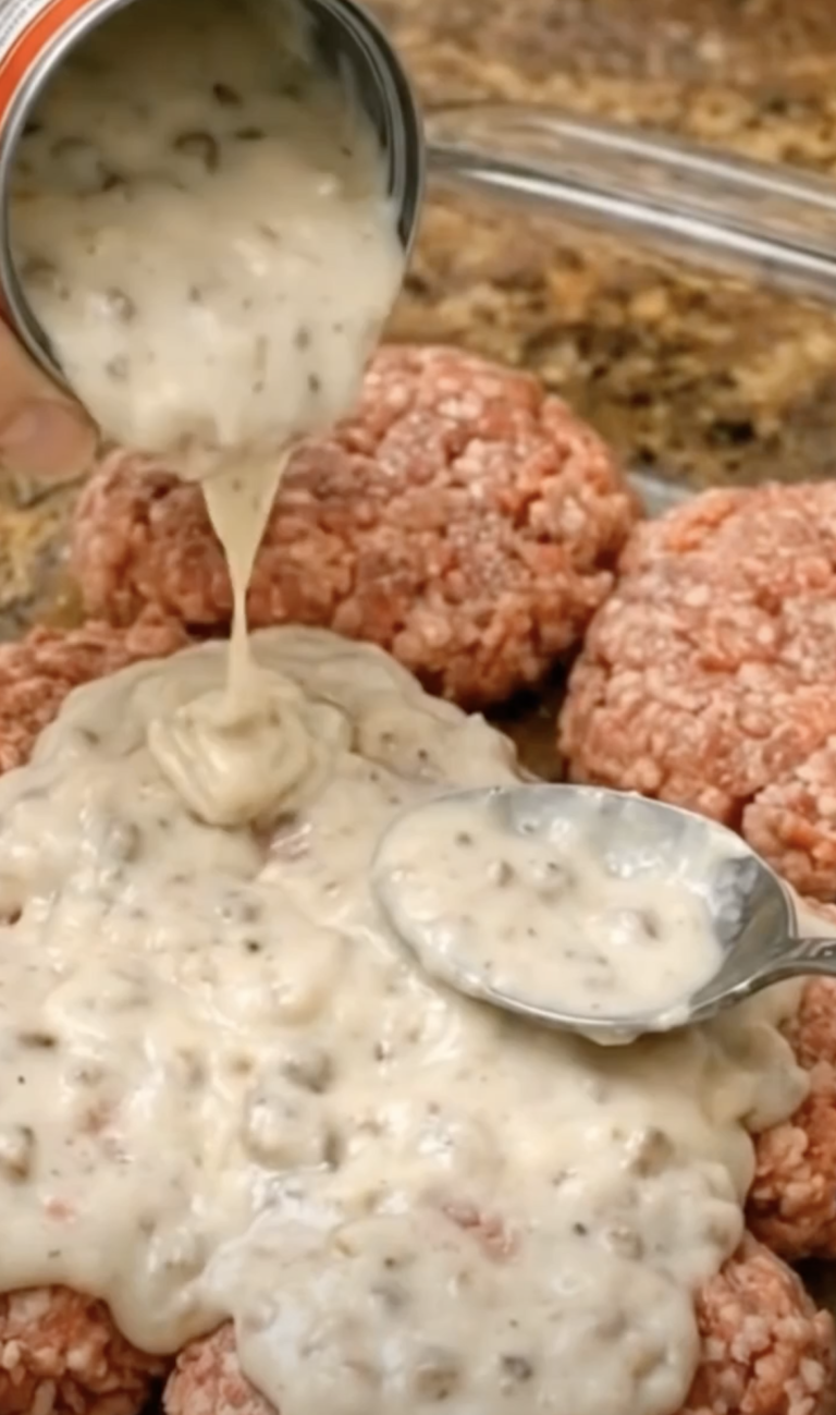 Poor Man’s Steak: Hearty Ground Beef Patties With Rich Onion Gravy