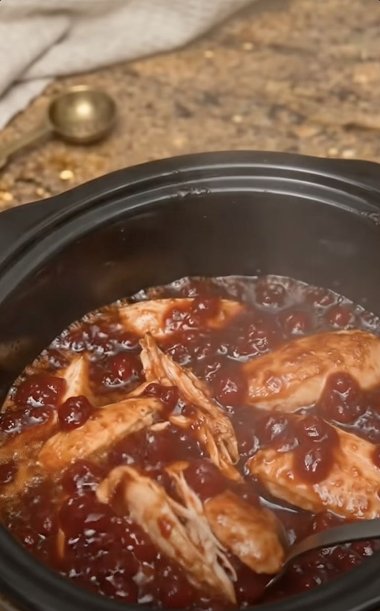 Cranberry Chicken: Easy Dump-and-Bake Recipe for a Juicy Dinner