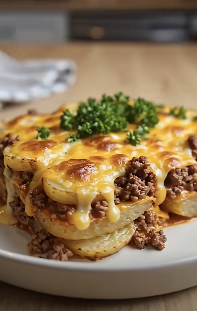 Cheesy Ground Beef Potato Casserole: Easy, Creamy Family Comfort Food