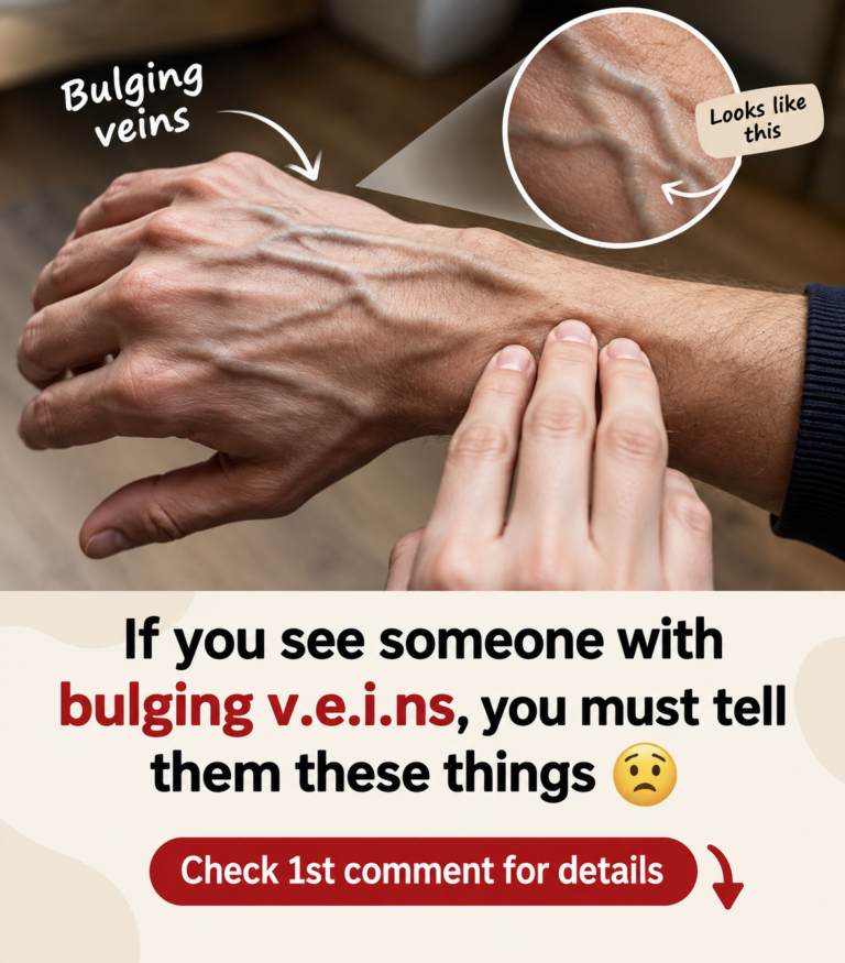 If You Notice Bulging Veins, Here’s What Your Body Might Be Trying to Tell You