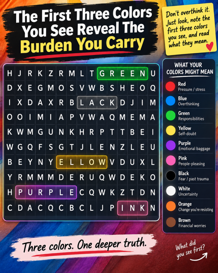 The First Three Colors You See May Reveal How You Intimidate Others