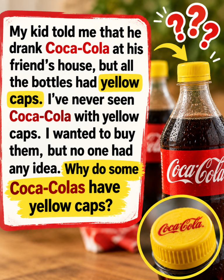 The Secret Behind Coca-Cola’s Yellow Bottle Caps