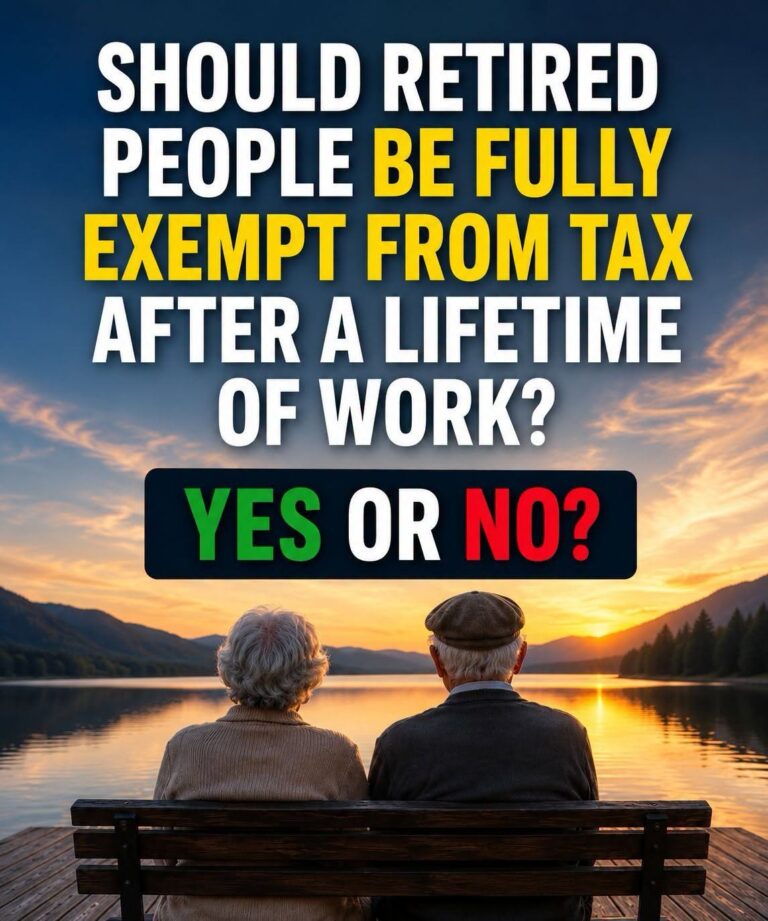 Should Retired People Be Fully Exempt From Tax After a Lifetime of Work? The Debate Continues