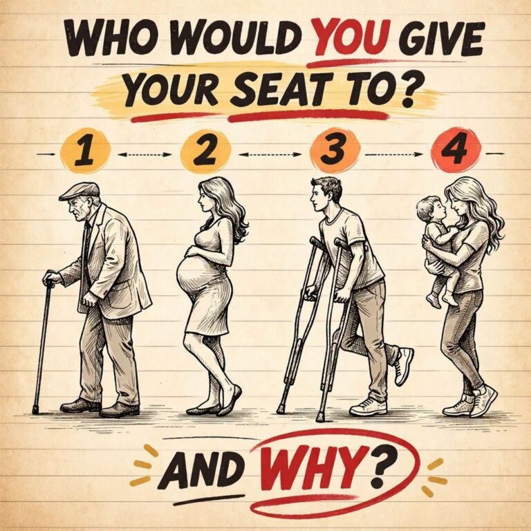 Who Would You Give Your Seat To, and Why? A Simple Choice That Reveals a Lot About Empathy