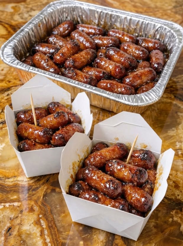 Southern Honey Mustard Lil Smokies: Easy Sweet and Tangy Party Appetizer