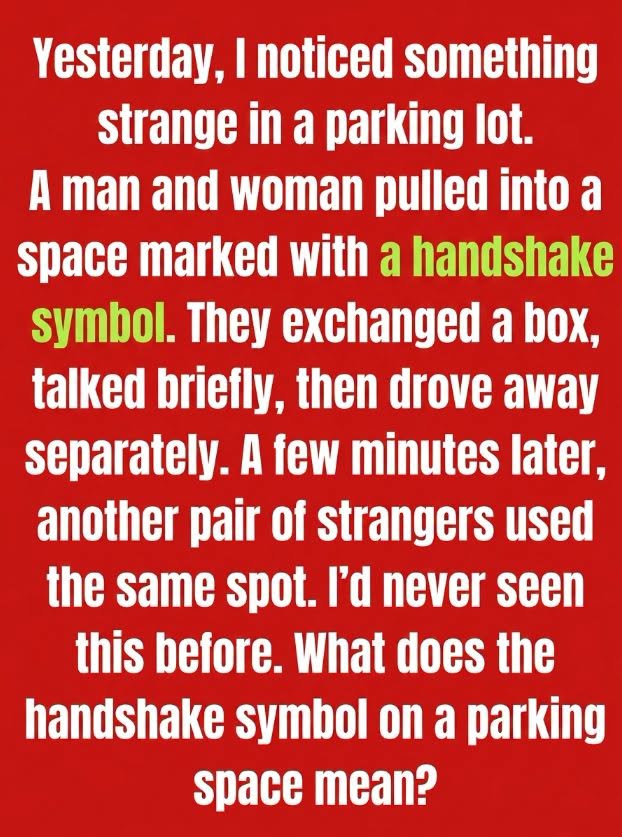 What Does a Handshake Symbol on a Parking Space Mean? A Complete Guide