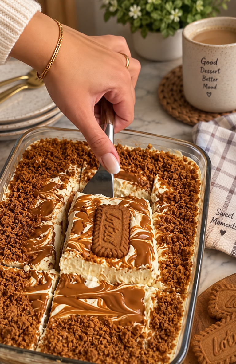 Biscoff No-Bake Cheesecake: Creamy Cookie Butter Dessert