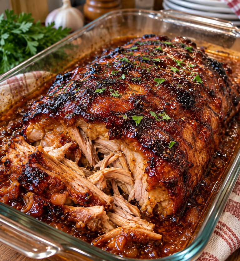 4-Ingredient Caramelized Crust Pork Roast: Easy, Tender, and Flavor-Packed