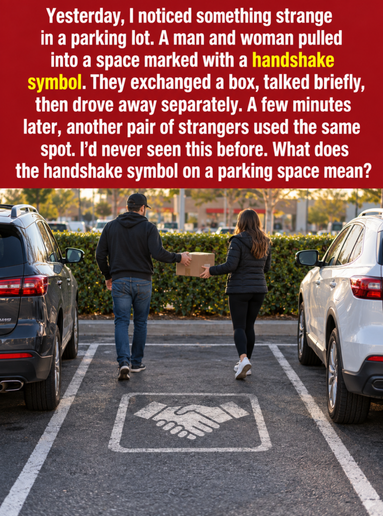 What Does a Handshake Symbol on a Parking Space Mean? Here’s What You Should Know