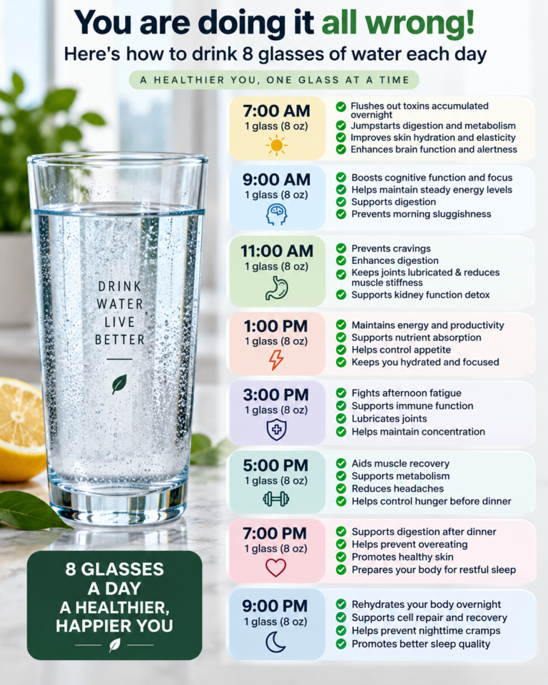 You Are Doing It All Wrong: Here’s How to Drink 8 Glasses of Water Each Day