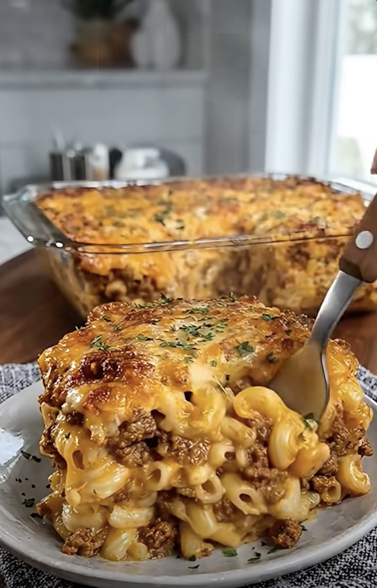 Loaded Baked Beef Mac & Cheese: Creamy, Cheesy Comfort Food