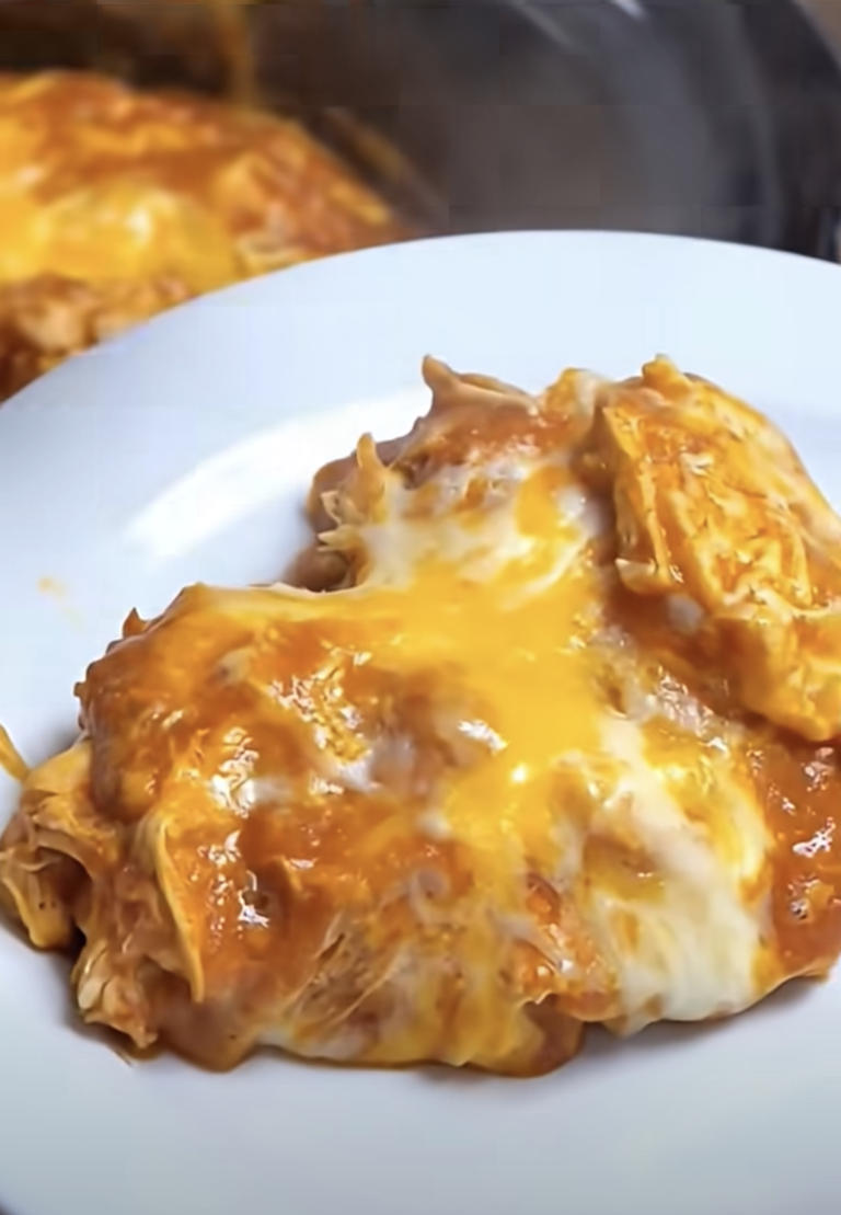 Crockpot Chicken Enchilada Casserole: Easy Cheesy Family Dinner
