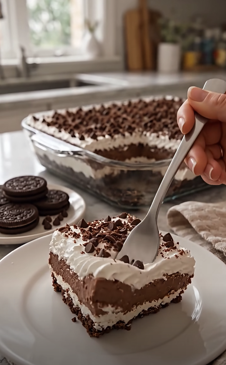 No-Bake Chocolate Lasagna: Easy Layered Chocolate Dessert