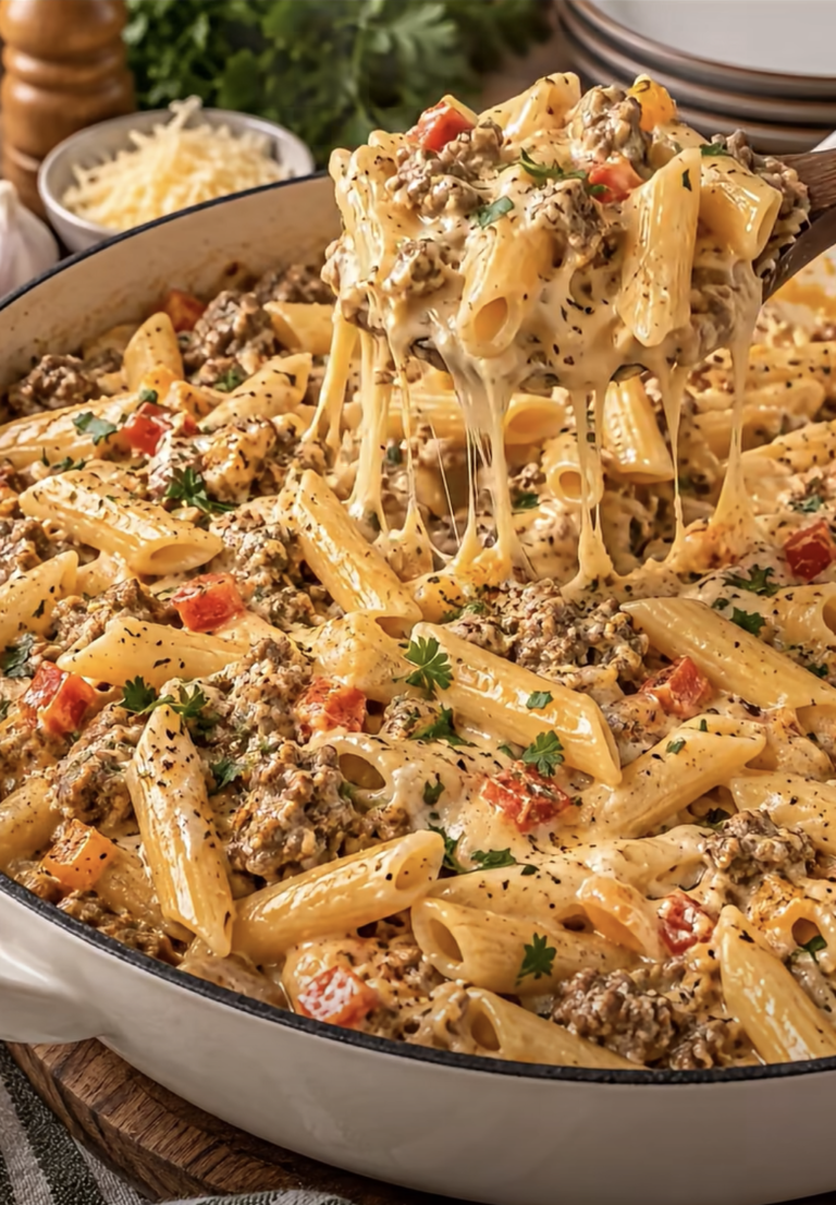 Rotel Pasta Skillet: Creamy, Cheesy One-Pan Dinner