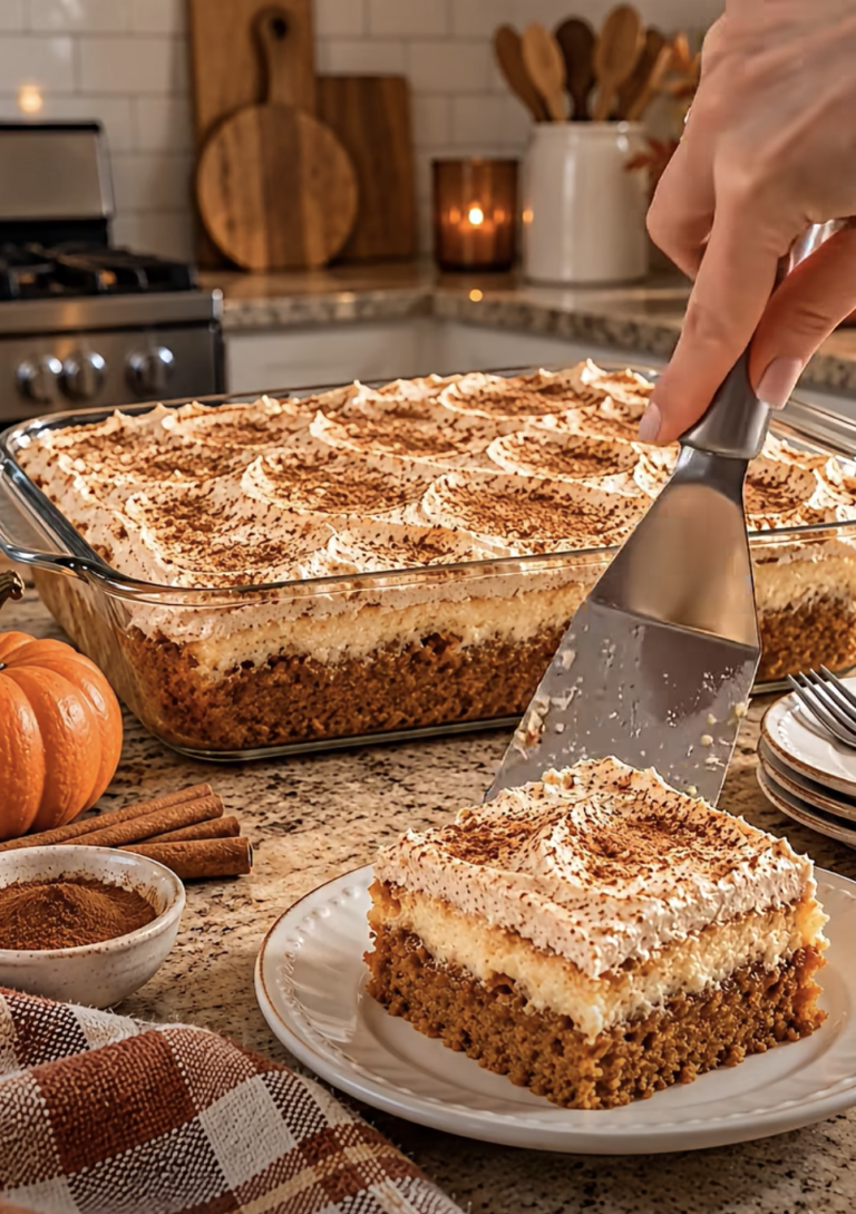 Pumpkin Spice Gooey Cake: Rich, Creamy Fall Dessert