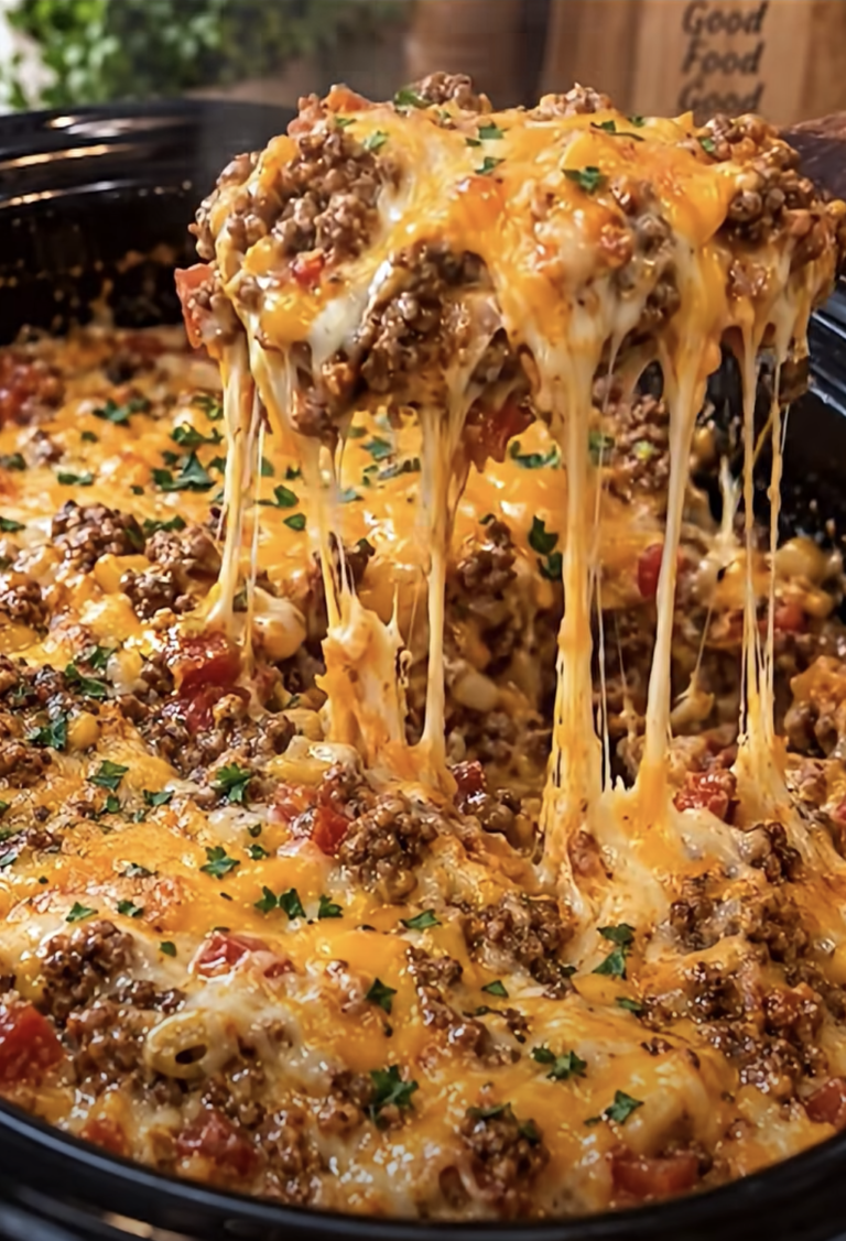 Crockpot Taco Casserole: Easy Cheesy Slow-Cooker Dinner