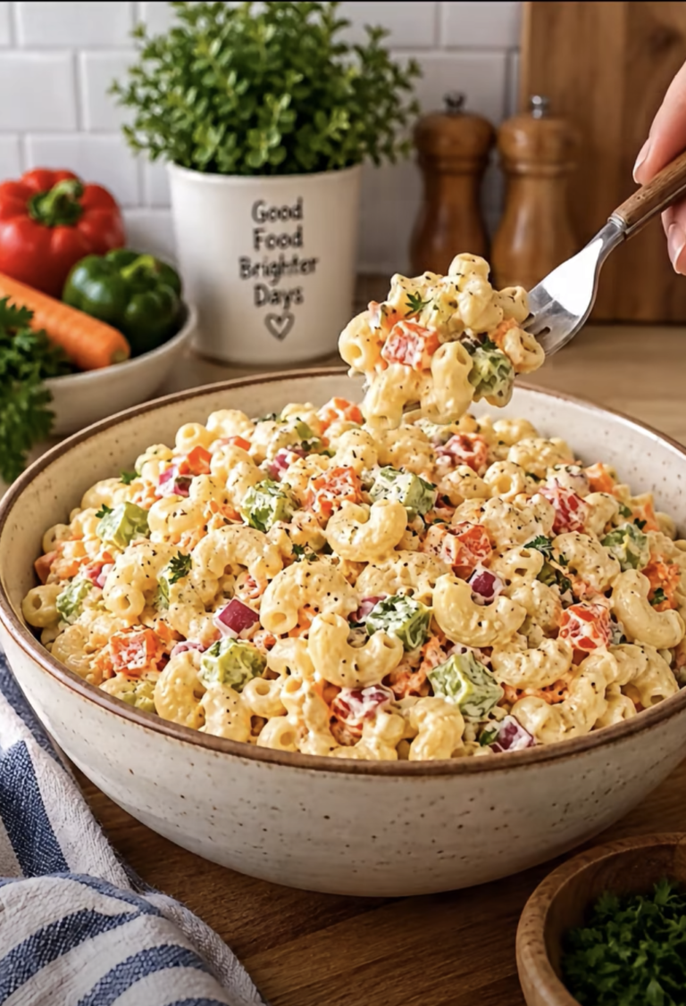 Easy High-Protein Old-Fashioned Macaroni Salad: Creamy Classic Side