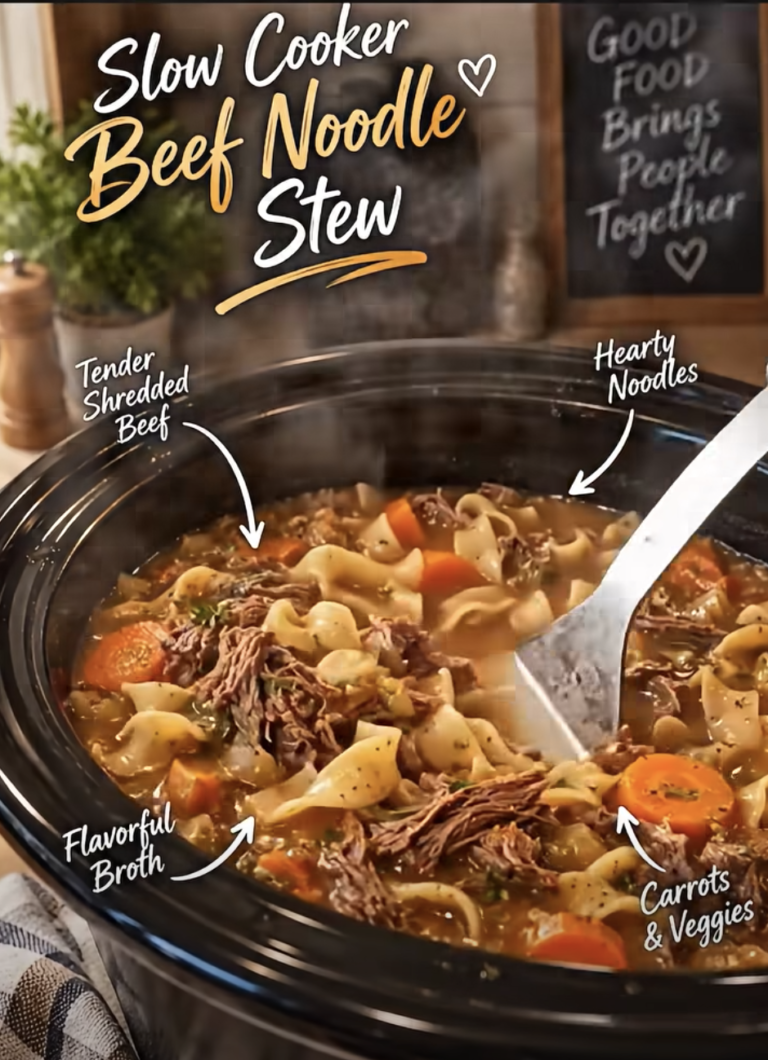 Crockpot Beef and Noodles: Easy Creamy Comfort Food Dinner