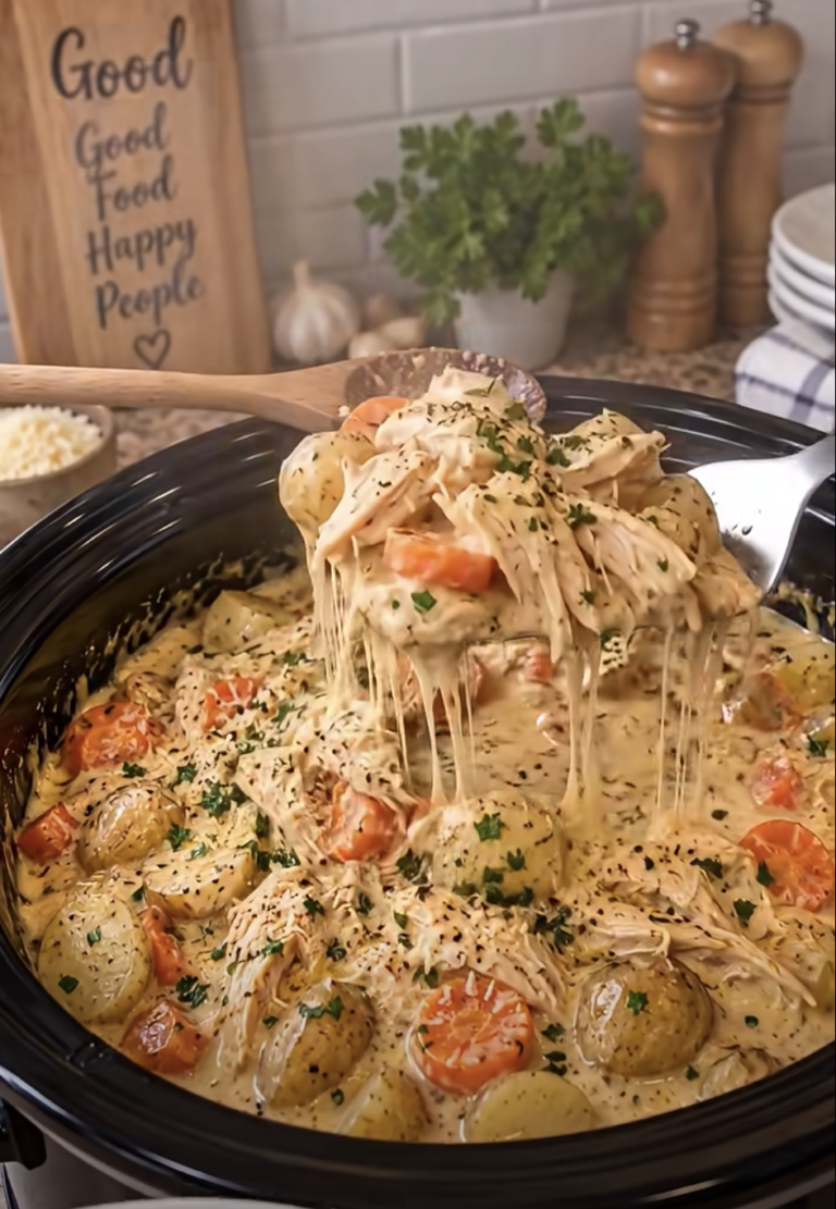 Slow Cooker Creamy Chicken and Potatoes: Easy Comfort Food Dinner