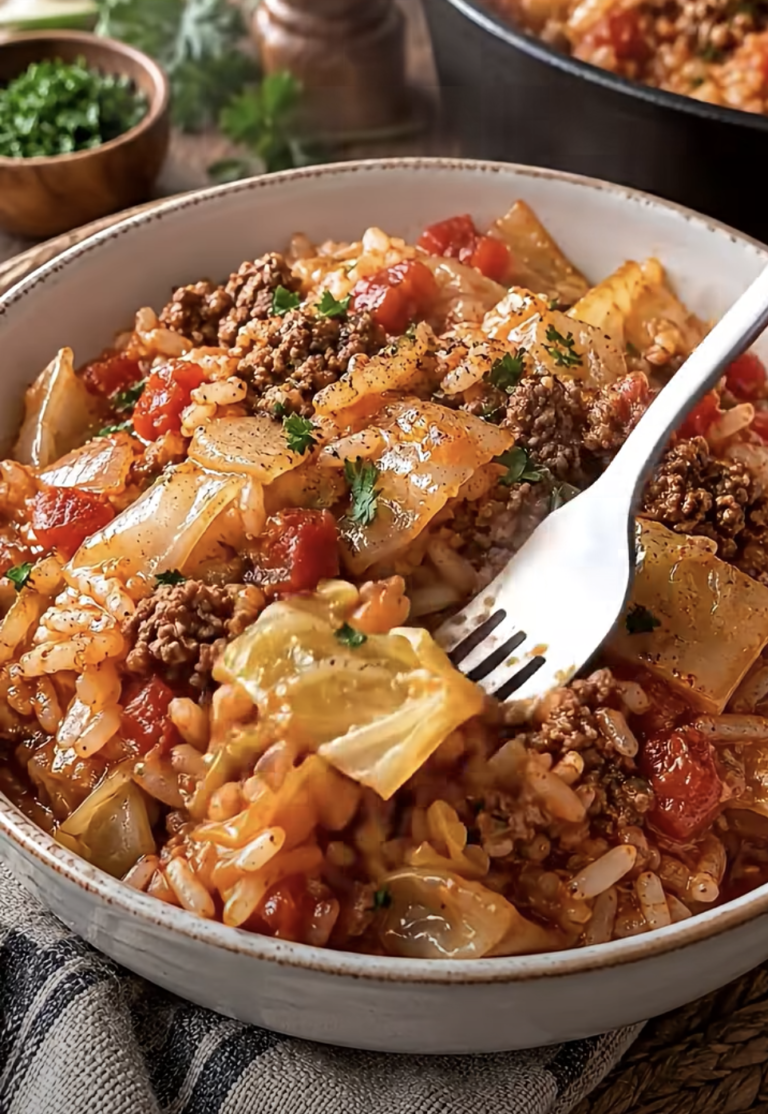 Crockpot Cabbage Roll Casserole: Easy Hearty Family Dinner