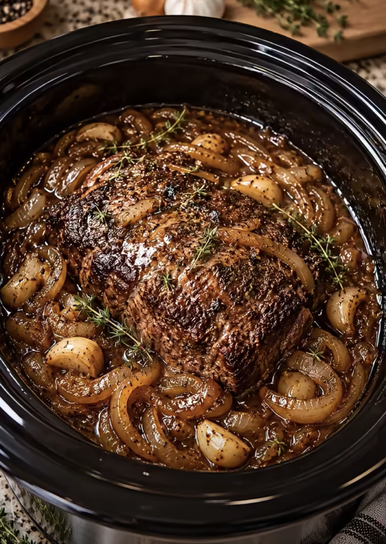 Slow Cooker Garlic Herb Beef Roast: Tender Sunday-Style Dinner