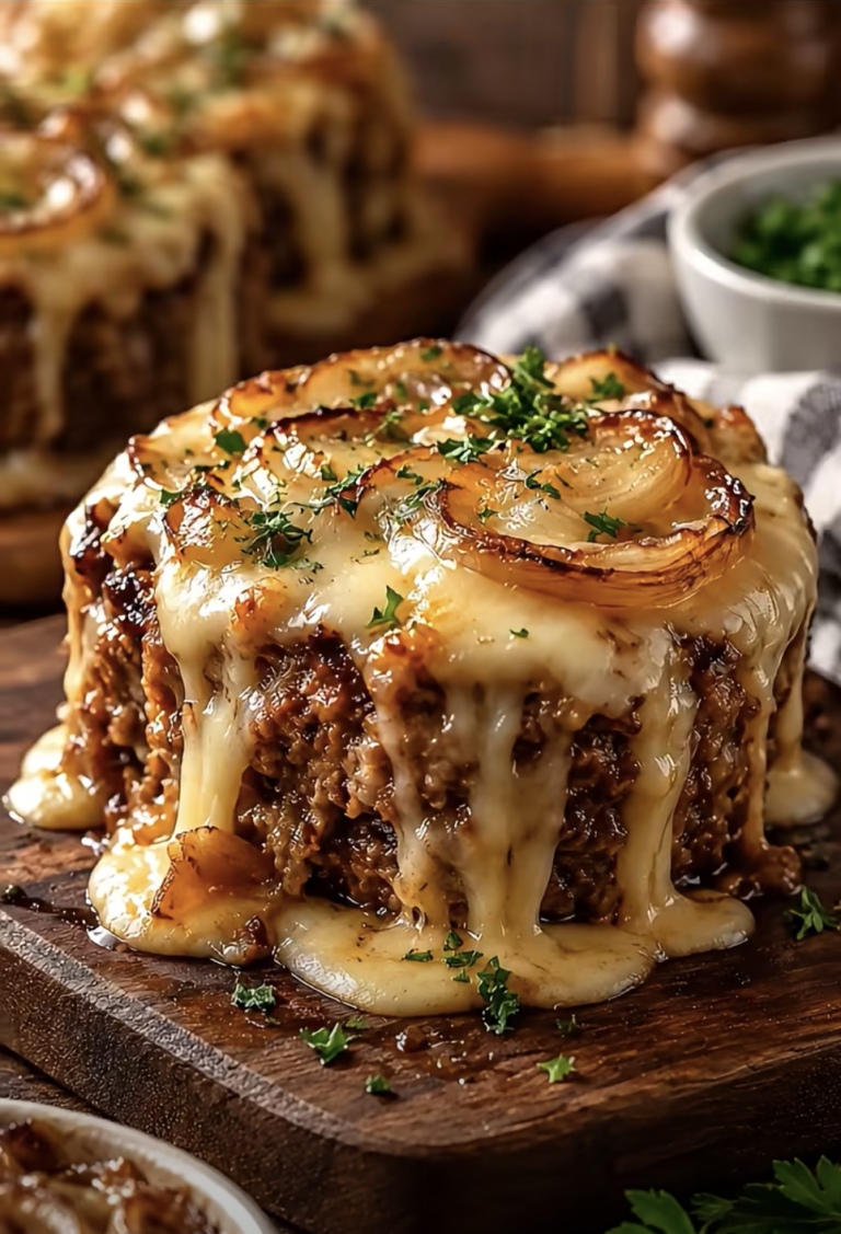 French Onion Ground Beef Casserole: Creamy Cheesy Comfort Dinner