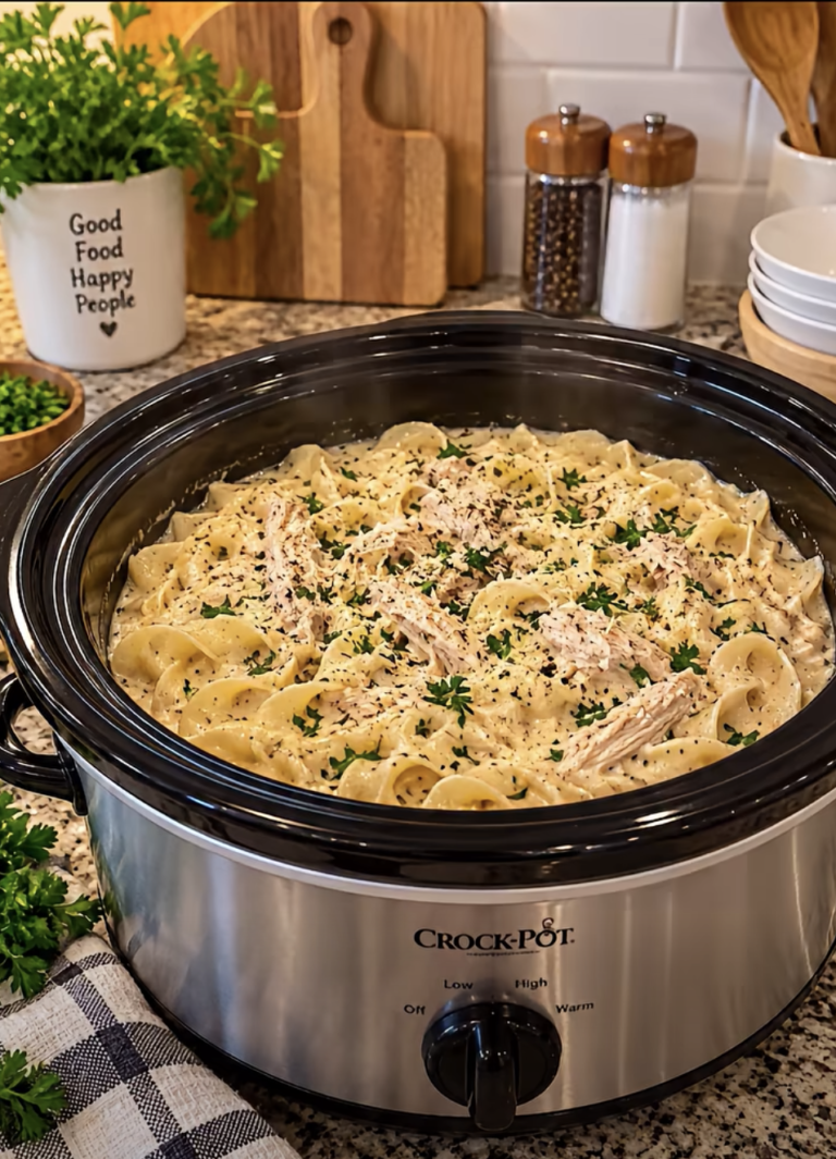 Crockpot Chicken and Noodles: Easy Creamy Comfort Food