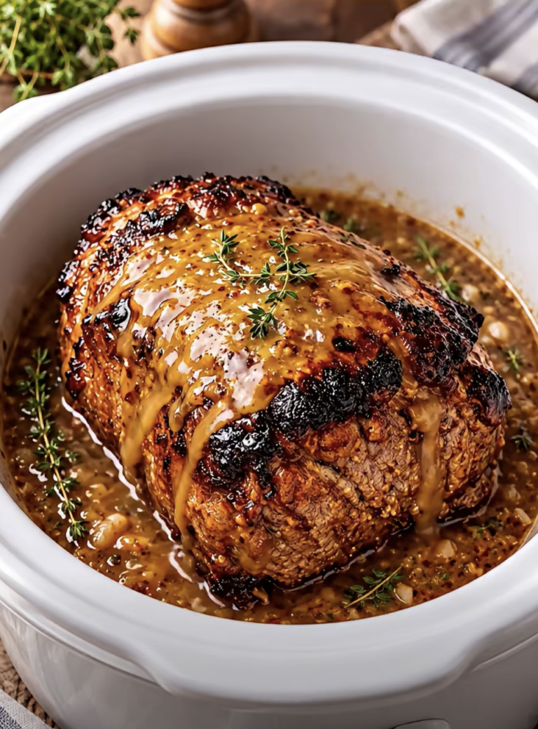 Glazed Garlic-Herb Roast: Tender Beef With Savory Pan Glaze