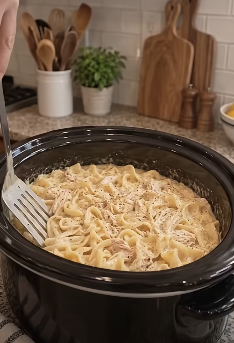 Crockpot Chicken and Noodles: Easy Creamy Comfort Food