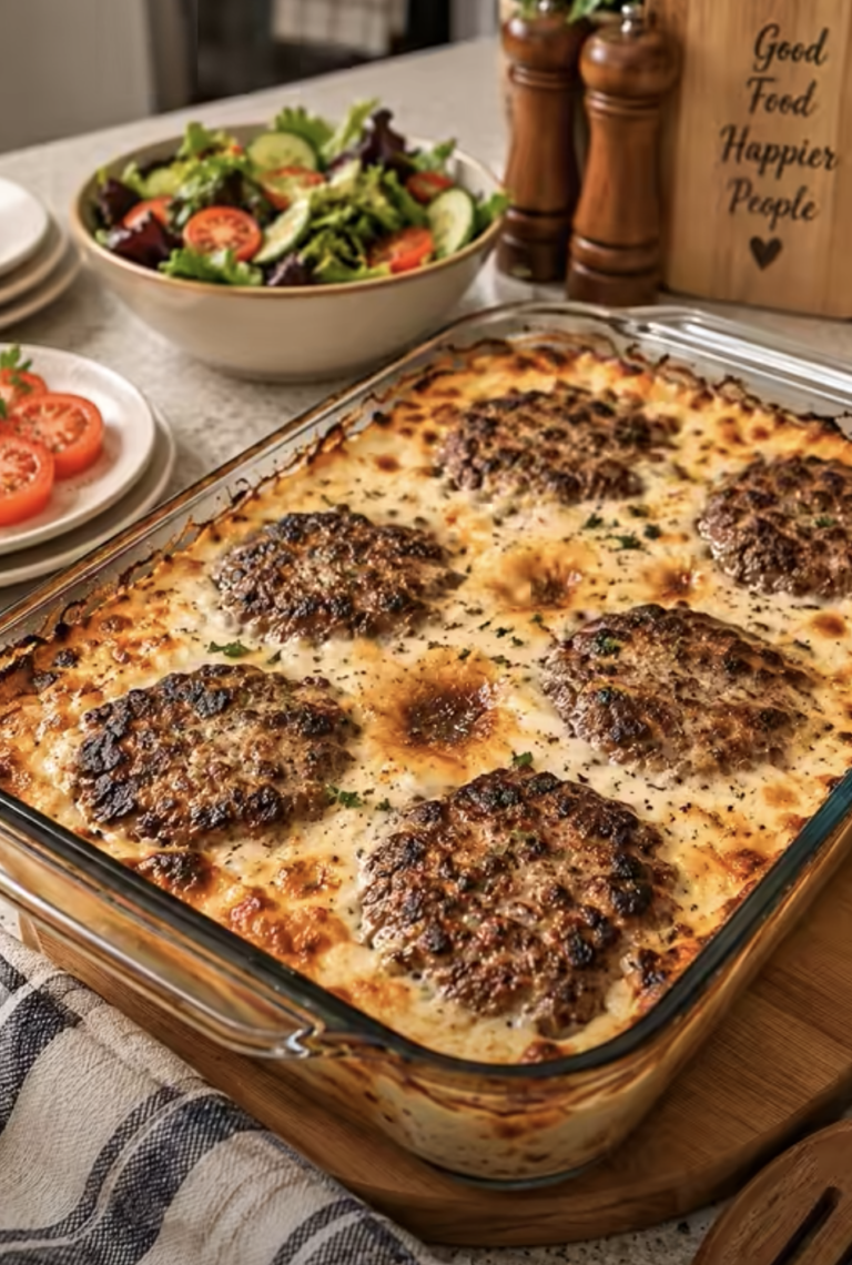 Creamy Mushroom Ground Beef Patties: Rich Skillet Dinner With Mushroom Gravy