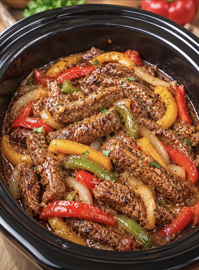 Slow-Cooker Pepper Steak: Tender Beef With Peppers and Savory Sauce