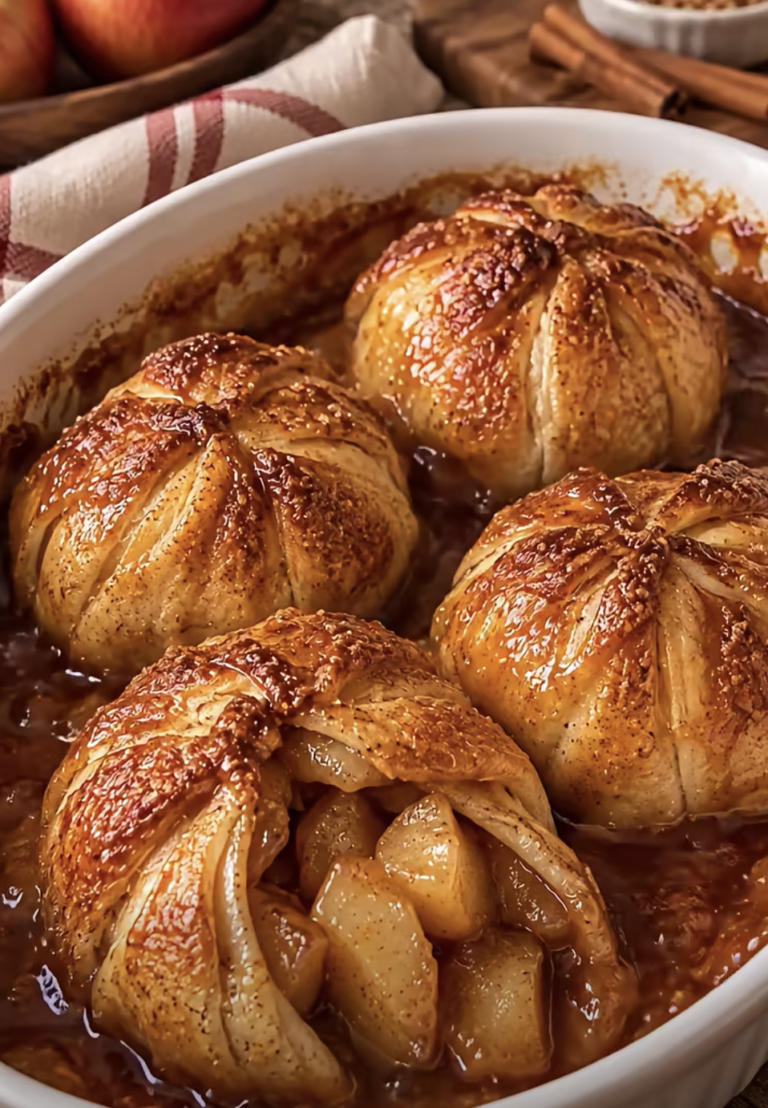 Apple Dumplings: Easy Cinnamon-Sugar Crescent Roll Dessert