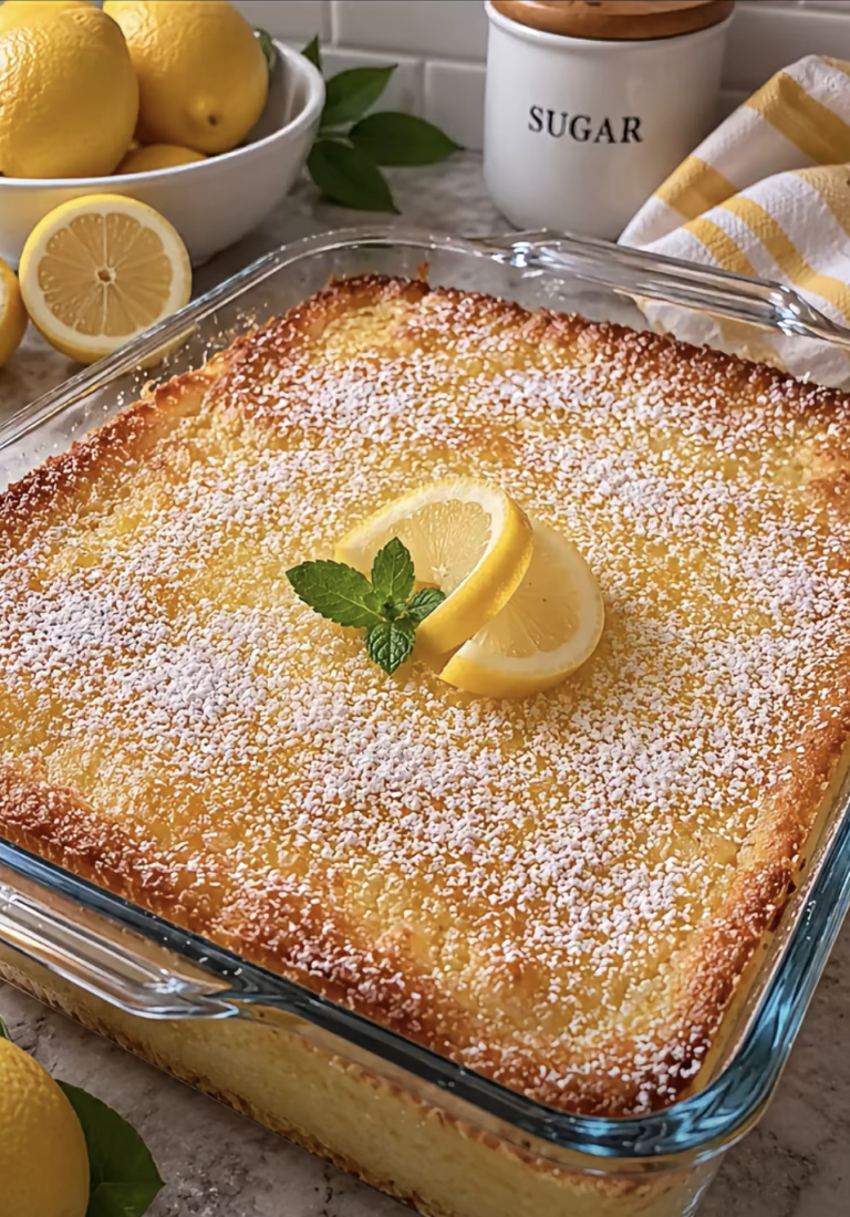 Two-Ingredient Lemon Bars: Easy Bright and Chewy Dessert