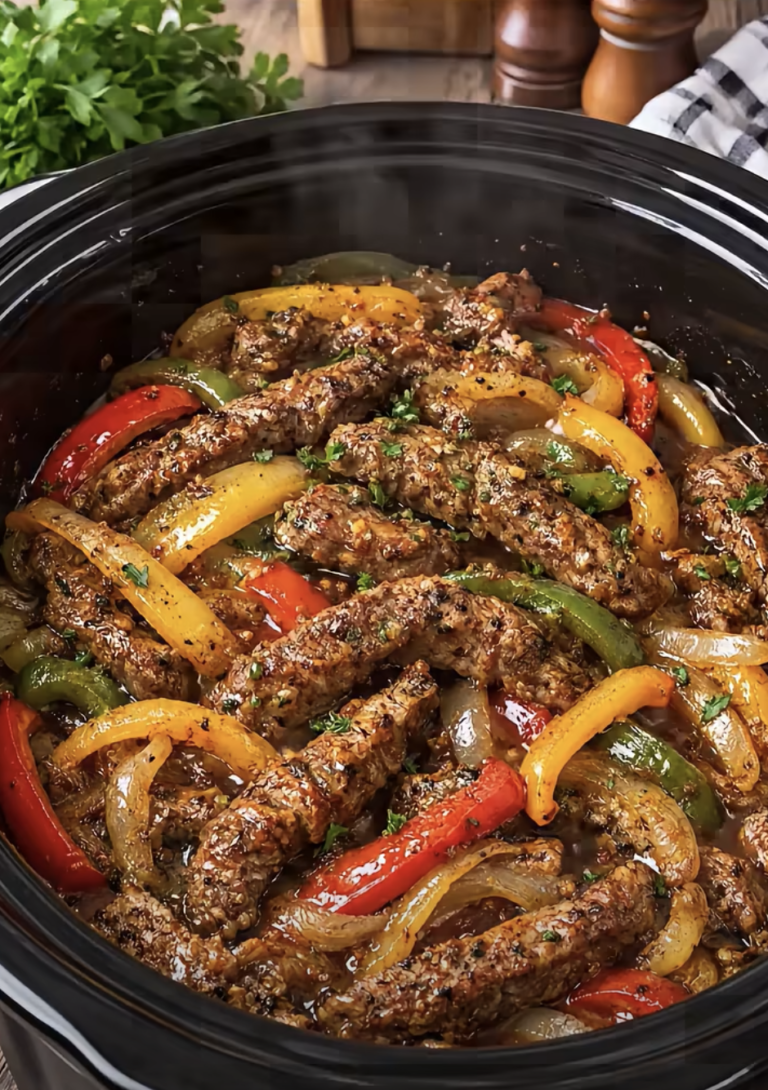 Slow-Cooker Pepper Steak: Tender Beef and Peppers in Savory Sauce