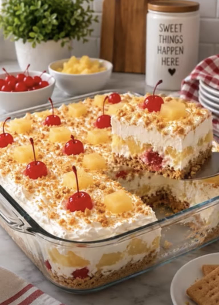 Creamy No-Bake Pineapple Cheesecake Dream Dessert