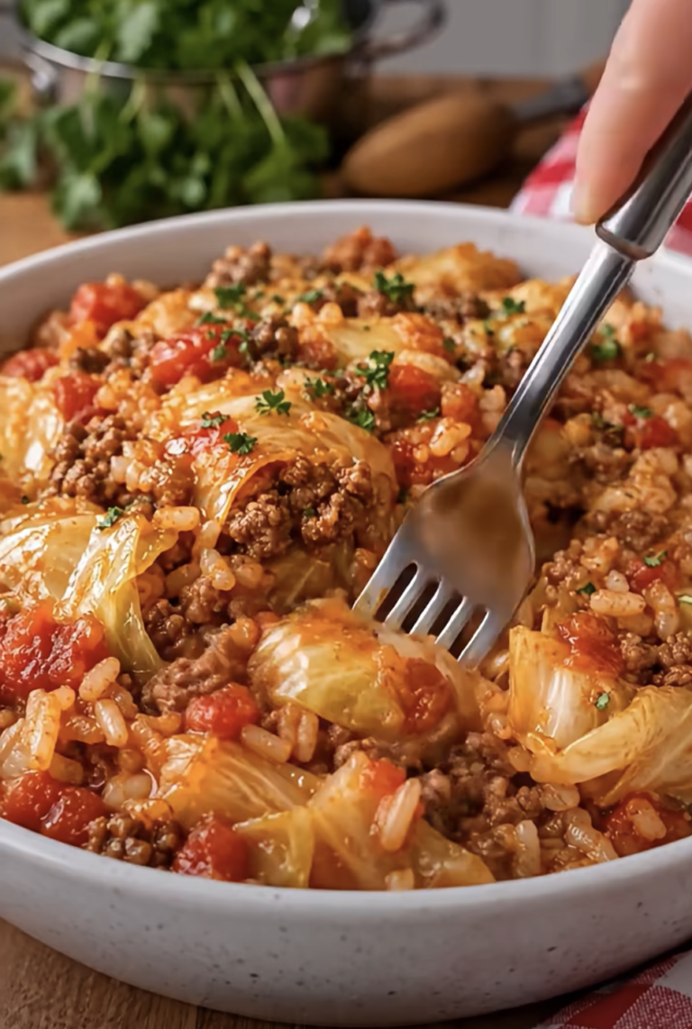 Crockpot Cabbage Roll Casserole X