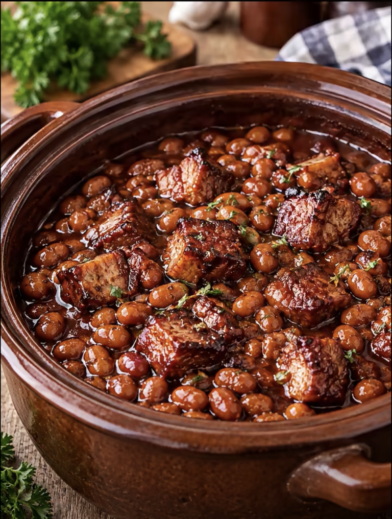 Smoky BBQ Beef & Beans