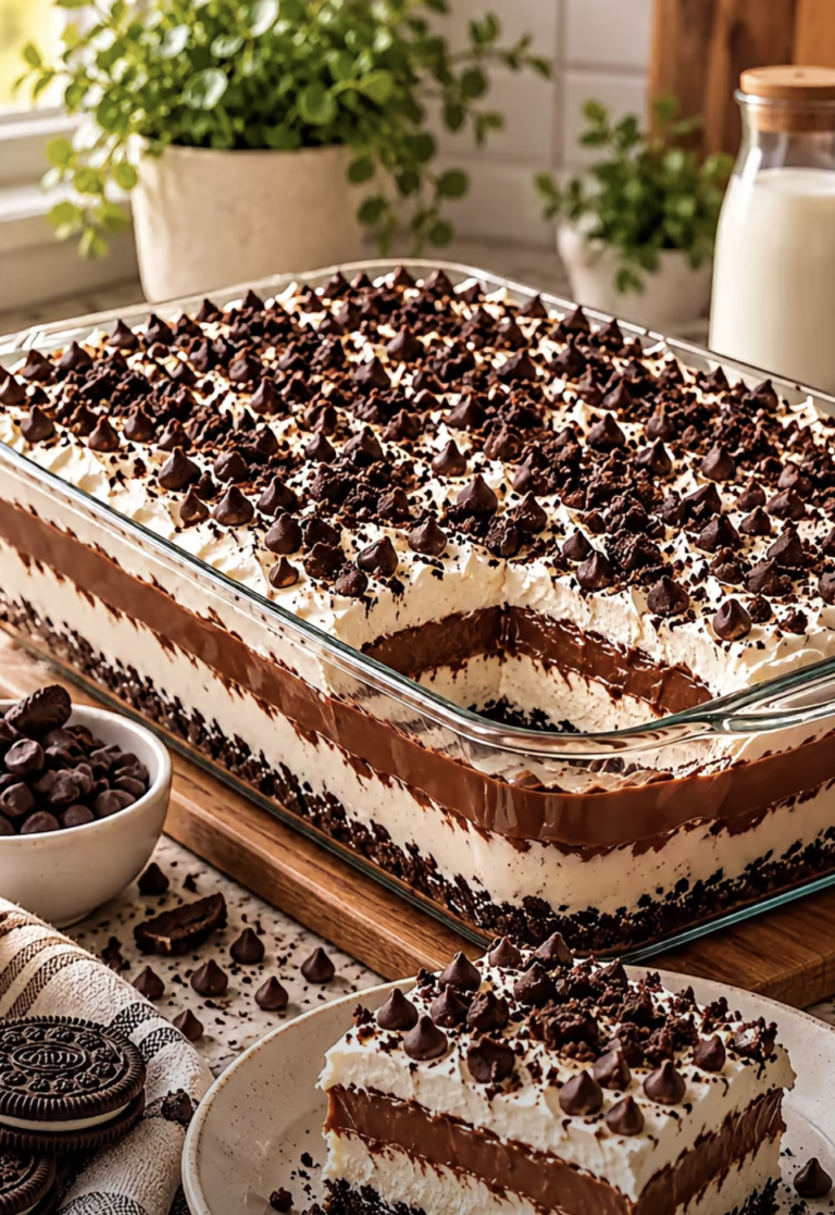 No-Bake Chocolate Lasagna