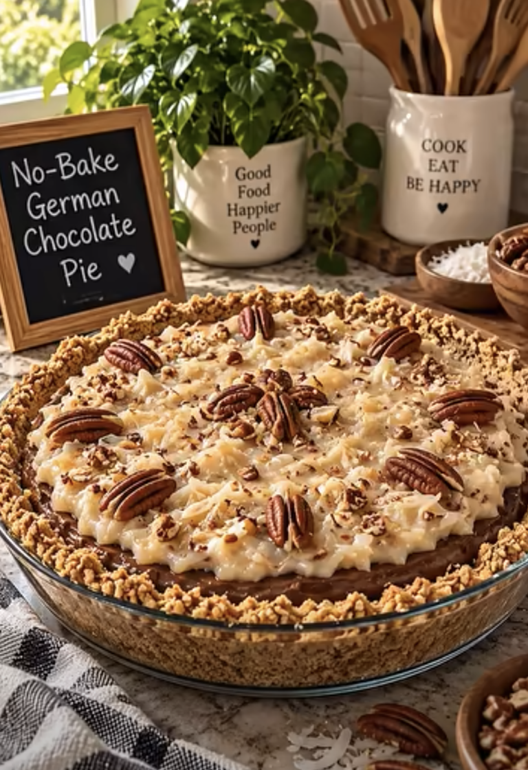 No-Bake German Chocolate Pie