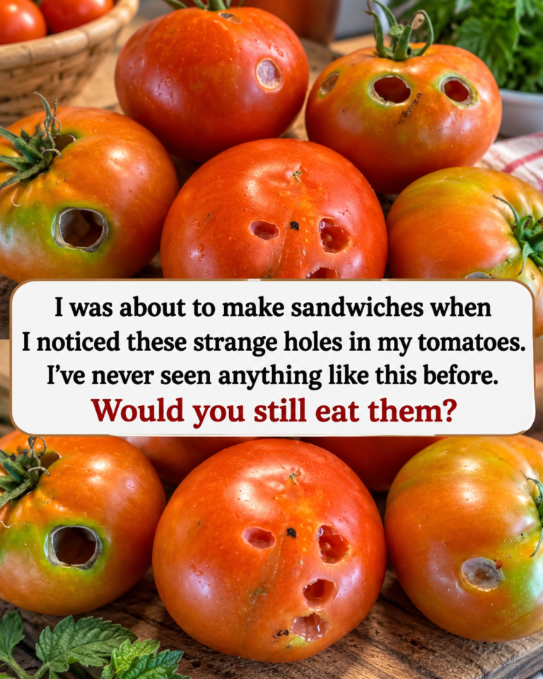 What It Means If You See These Holes in Tomatoes