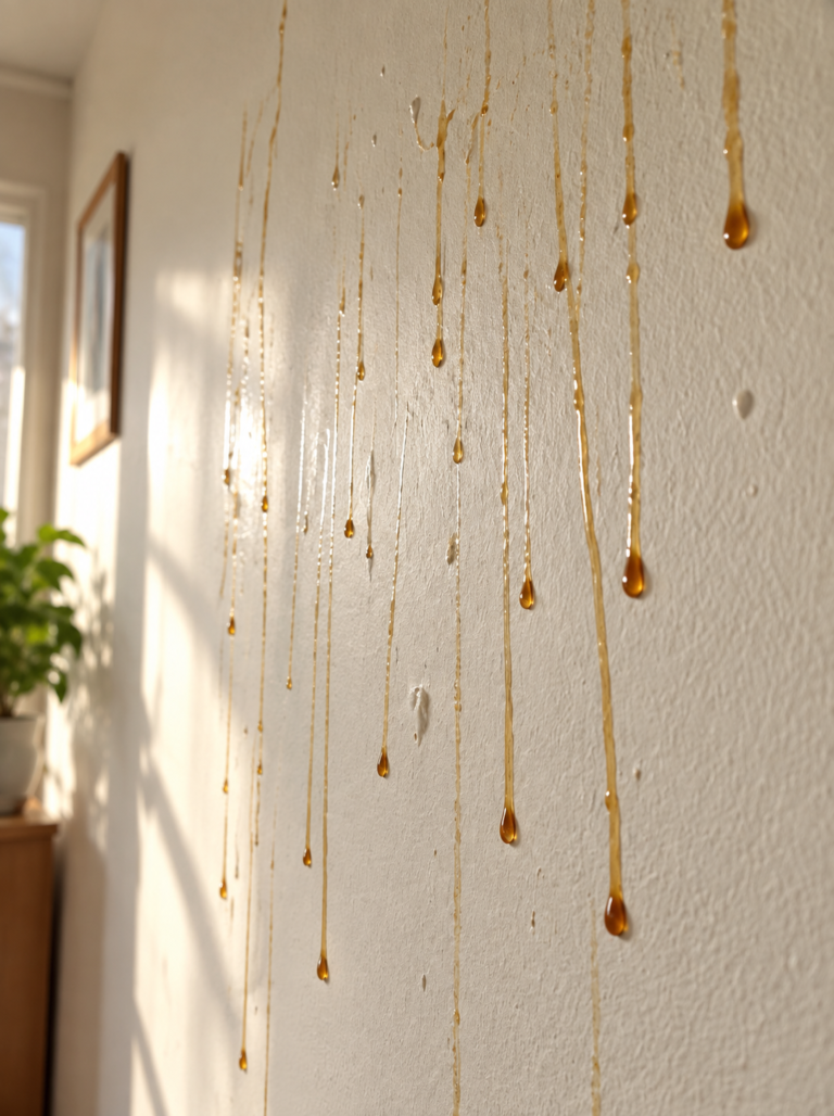 Yellow Stuff Starts Dripping Down Your Bathroom Walls? Here’s What It Might Be