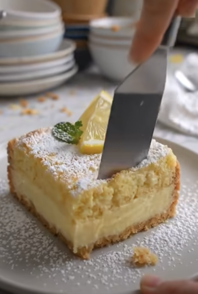 Sugar-Free Luscious Lemon Custard Cake