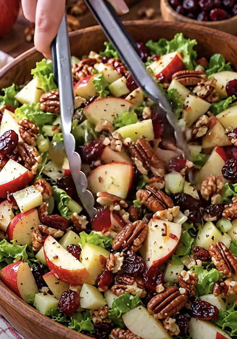 Apple Salad with Honeycrisp Apples, Celery, Grapes, Pecans & Dried Cranberries