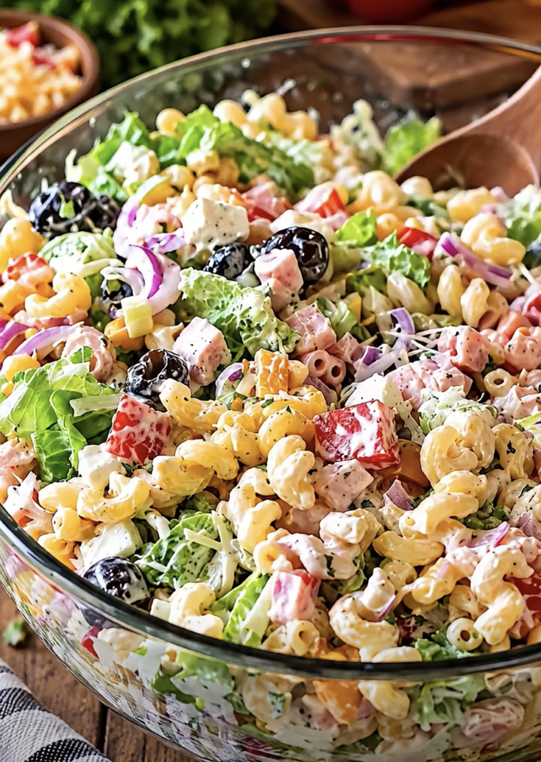 Vibrant Veggie & Pasta Layered Salad