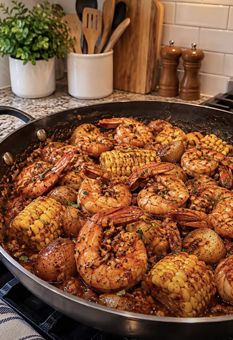 Buttered Garlic Shrimp – Easy, Juicy, and Flavorful Skillet Recipe