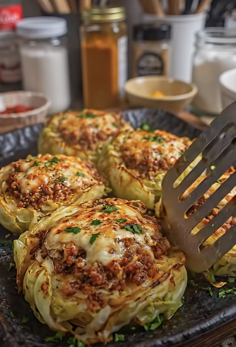 Cheesy Stuffed Cabbage with Turkey Bacon – Easy, Hearty Family Dinner