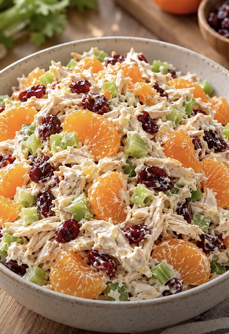Mandarin Orange Cranberry Chicken Salad: Easy, Creamy, and Refreshing Recipe